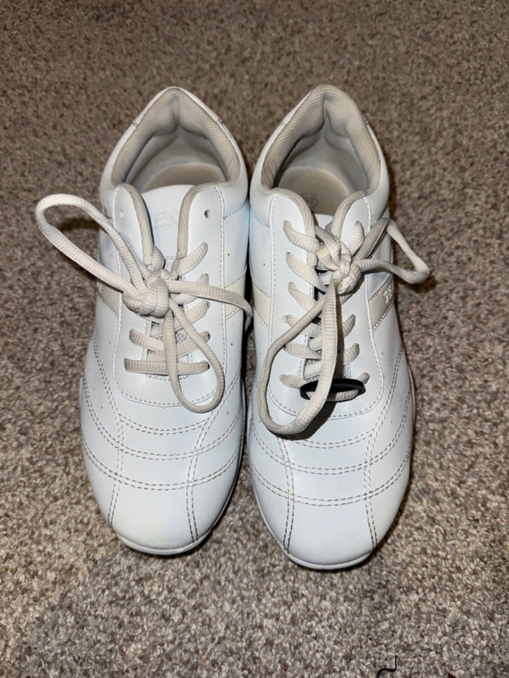 Girls, Senge, Cheer Shoes, White